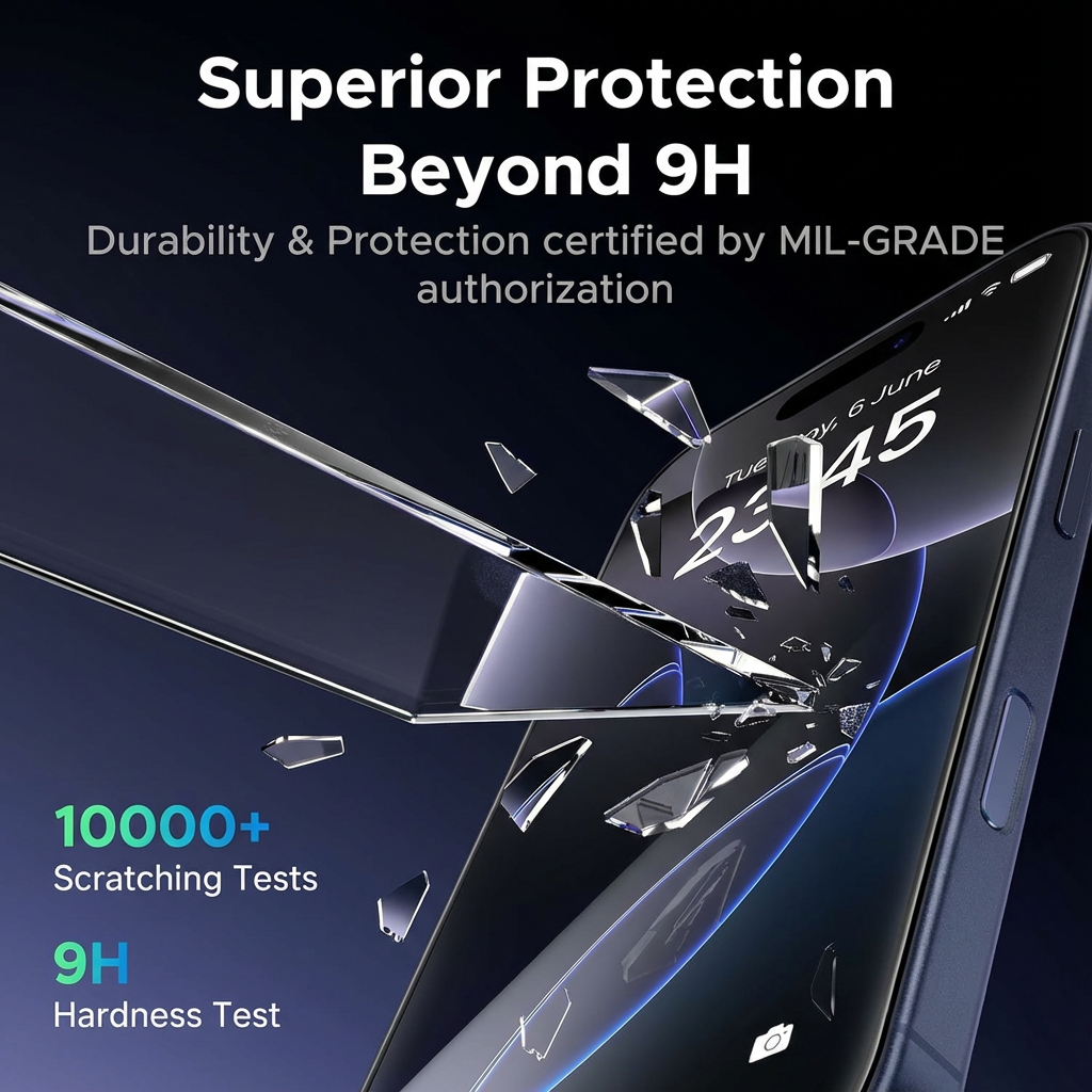 Dariane® Tempered Glass Screen Protector for iPhone (2 Pack)